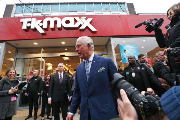 Prince Charles' amazement at TK Maxx 
