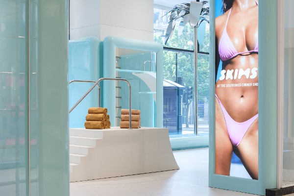 SKIMS Launches London Pop Up in Selfridges