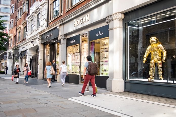 London's Sloane Street: price dip in area of changing fortunes